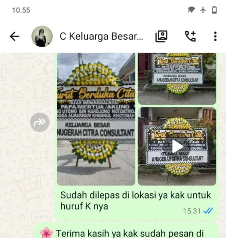 Pengiriman Papan Bunga Duka Bencorejo Banyuurip