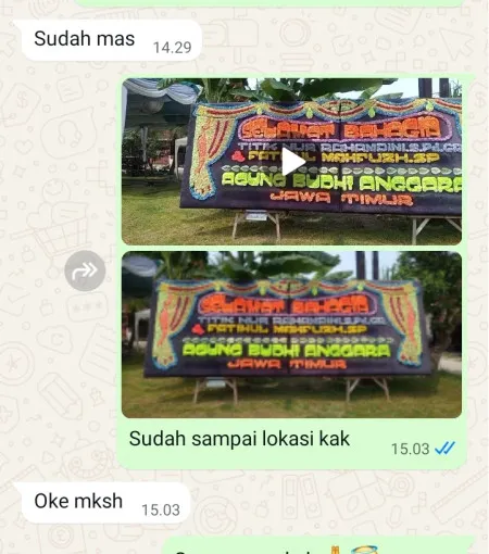 Pengiriman Papan Bunga Bencorejo Banyuurip