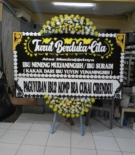 Papan Bunga Duka Bencorejo Banyuurip